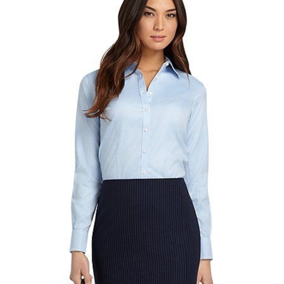 H&M Button Down Shirt, Light Blue - Picture 1 of 1